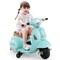 Plastic Licensed Kids Ride-On Motorcycle Vespa with LED Headlight and Horn Sound